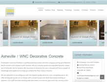 Tablet Screenshot of freshwaterfinishes.com